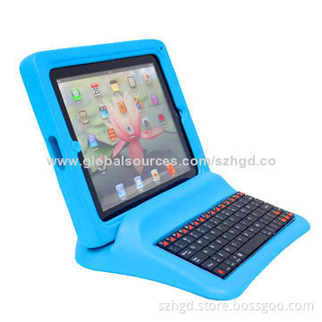 Case Cover for iPad with Bluetooth Keyboard/Unique design for 9.7' Tablet PC, Nontoxic/Eco-friendly